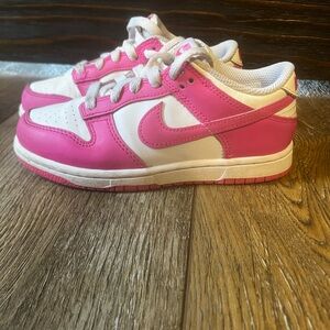 Girls’ Nike Dunks—hot pink and white
